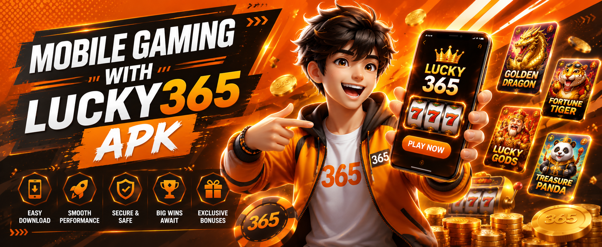 Mobile Gaming with Lucky365 APK